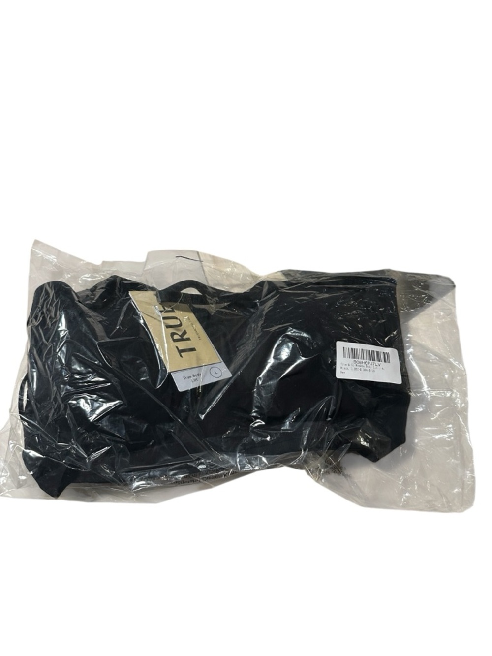 True & Co True Body Lift Bra Black Size Large Wireless Seamless Comfort - Picture 10 of 10